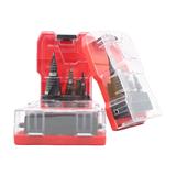 3 PC STEP DRILL high speed steel nitrided coating  1-4 hex shank with quick release