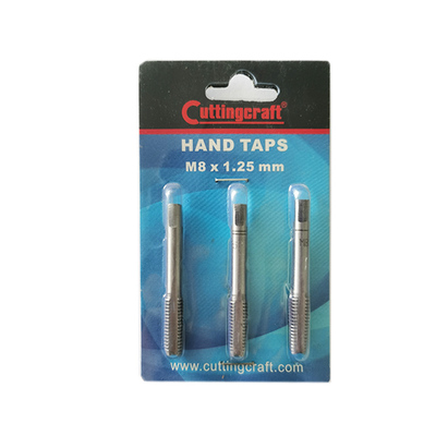 DIN352 3PCS Metric Size M8 Taps