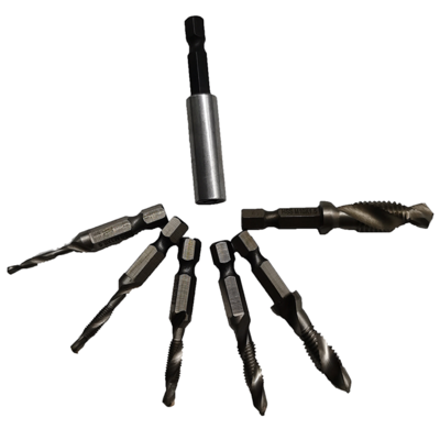 6PC Combined Machine Tap Drills with A Holder