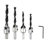 7PCS 5 Flutes Countersink Drill Bit Set for Woodworking